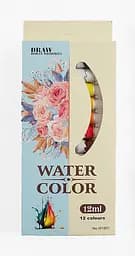 Акварельные краски C 72034 12 цветов в тюбиках, в коробке (6900067720344)
