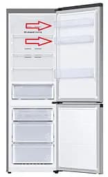Дверна полиця (середня, верхня) для холодильника Samsung RB33B, RB34, RB38, DA63-09799A (DA97-25600B) - мініатюра 3