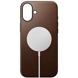Шкіряний чохол Nomad Modern Leather Case Brown для iPhone 16 (NM01850885) - мініатюра 2