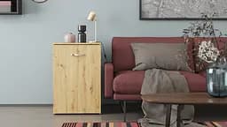 Стіл-тумба трансформер Смарт 1/1 Ferrum-decor 750x1450x500 ДСП Дуб Артізан 16 мм (FRD-105072) - мініатюра 10