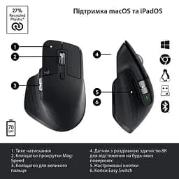 Миша Logitech MX Master 3S for Business Graphite (910-006582) [89014] - мініатюра 14