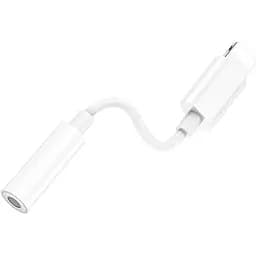 Аудіо адаптер адаптер Hoco LS34 Lightning - Jack 3.5 AUX