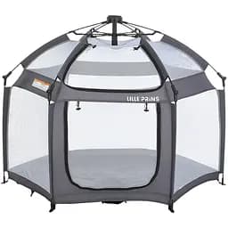 Автоматичний намет MR 1515 з сітчастими стінками, чохлом на дах і блискавкою, розмір, сірого кольору