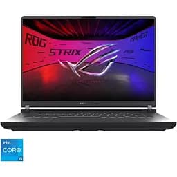 Ноутбук Ігровий ASUS ROG Strix G16 G615JM з процесором Intel Core i5-13450HX pana la 4.6GHz, 16'', Full HD +, WUXGA, IPS, 165Hz, 16GB DDR5 RAM, 1TB SSD, NVIDIA® OS, Eclipse сірий, 3Y PUR