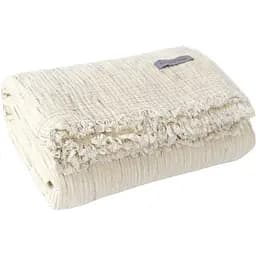 Покрывало Lotus Home Joflim muslin natural rainy day, 220х200 см, бежевое (svt-2000022305839)