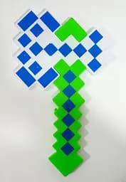 Зброя MW2224 сокира MC світло, звук 37 см у пакеті (6922049022246) Салатовий