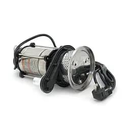 Занурювальний насос 370W 220V до 1.5 м³/год підйом до 16 м 25 мм нержавіюча сталь 355х205х185 мм 3,6 кг + перехідник - мініатюра 2