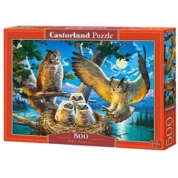 Пазл Castorland Семья сов 500 эл. (B-53322)