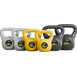 Гиря вінілова 16кг Trex Sport TX-016CKB чорний - мініатюра 2
