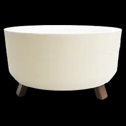 Горшок для цветов Serinova Tripot, 2.25 л, кремовый (ALY643)