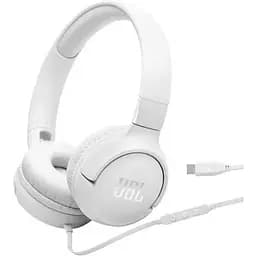 Наушники JBL проводные Tune 520C разъем USB-C ( T520CWHT) белые