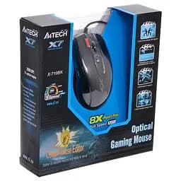 Миша A4Tech X-710BK USB Black (X-710BK USB (Black)) - мініатюра 5