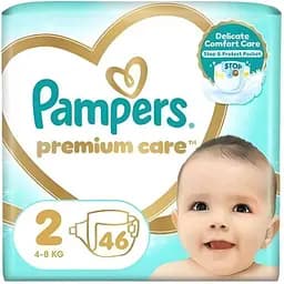 Подгузники Pampers Premium Care Размер 2 (4-8 кг) 46 шт