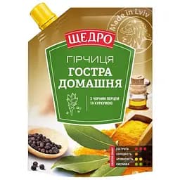Гірчиця Щедро Гостра домашня 120 г (589875)