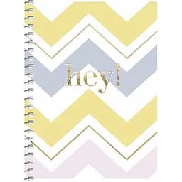 Блокнот для записей Student, А6, в клеточку, спираль, 80 л., Hey! Зигзаг (A6-SC-080-6088K)