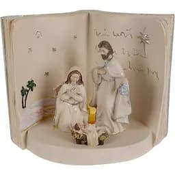 Фігурка декоративна Lefard Різдво з підсвічуванням 11 см (191-044)