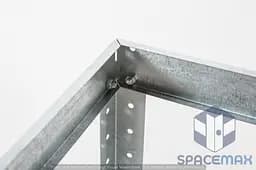 Стелаж металевий 200×65×30 оцинкований самозбірний SPACEMAX - мініатюра 5