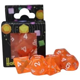 Набор кубиков Transparent 7 Dice Set - Orange , 7 шт. (g7dtran03)