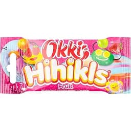 Жувальні драже Okki Hihikls Fruit асорті смаків 25 г