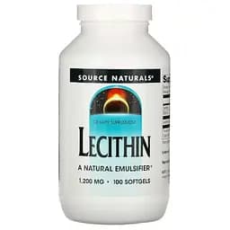 Лецитин Source Naturals Lecithin 1200 мг 100 капсул