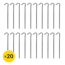 Набір кілочків для намету Mountain Goat сталеві 20 см 20 шт (P-5905973406864)