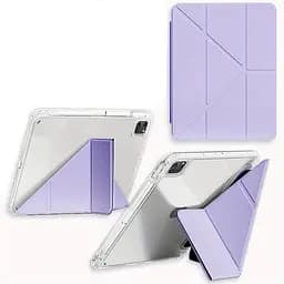 Обкладинка BeCover Ultra Slim Origami Transparent з кріпленням Apple iPad Pro 11" M4 2024 Purple (711692) - мініатюра 3
