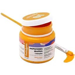 Акрилова фарба Brushme глянцева Жовта темна AP5010 50 мл