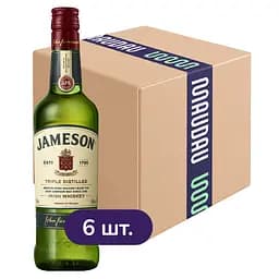 Упаковка виски Jameson Irish Whiskey 40% 3 л (0.5 л x 6 шт.)