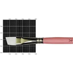Кисть синтетика угловая Flamingo 1023A №1/2 Kolos