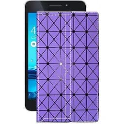 Чехол StatusCASE из экокожи для планшета Asus MeMo Pad 7 ME375Cl Фиолетовый ромб