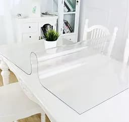 М'яке скло Прозора силіконова скатертина на стіл Soft Glass Захист для меблів 3.4х1.0 м Товщина 1.5 мм - мініатюра 2
