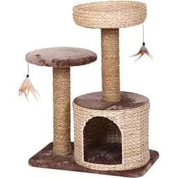 Дряпка для котів Croci Larix з будиночком Larix 60х38х80 см