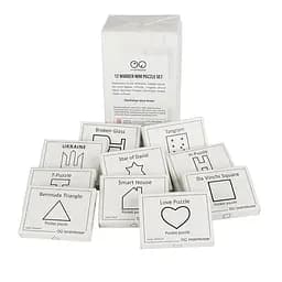 Набір дерев'яних головоломок Wooden mini puzzle set Заморочка 12en