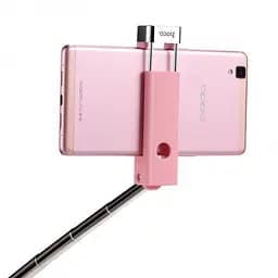 Бездротовий монопод для селфі HOCO K4 Beauty Wireless Selfie Stick Рожевий - мініатюра 2