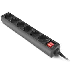 Мережевий фільтр живлення REAL-EL RS-6 Protect M 5m, black (EL122300036) - мініатюра 4