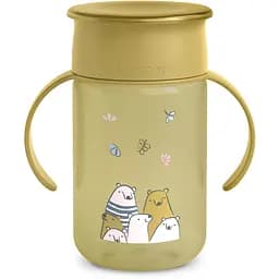 Пляшка-непроливайка Suavinex Bear Family 340 мл жовта (402648)