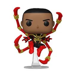 Фігурка Funko Pop Марвел Майлз Моралес Залізний Павук Marvel Miles Morales Iron Spider 10 см Chase M MM 1448C - мініатюра 2