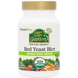 Червоний дріжджовий рис Natures Plus Source of Life Garden Red Yeast Rice, 60 вегакапсул