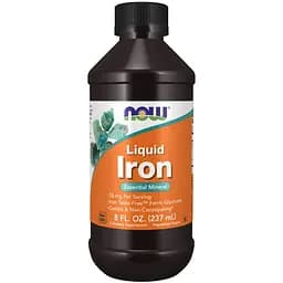Дієтична добавка Now Foods Liquid Iron 237 мл
