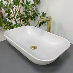 Умивальник VBI Avezzano grey matt накладний VBI-014402, Сірий - мініатюра 3