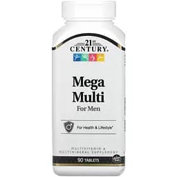 Мультивітаміни для чоловіків 21st Century Mega Multi for Men 90 таблеток