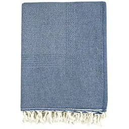 Плед-накидка Barine Tan Throw denim 180х125 см синій (2000022087599)