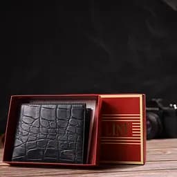 Чоловічий шкіряний гаманець Canpellini 12х9.7х1 см acs0025690 - мініатюра 8
