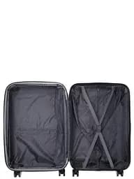 Валіза середня M ABS-пластик Madisson Snowball 03403 68х44х27см 68+13л Срібна - мініатюра 12