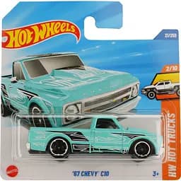 Базова машинка Hot Wheels HW Hot Trucks 67 Chevy C10 HYW74-N521 бірюзова (5785)  