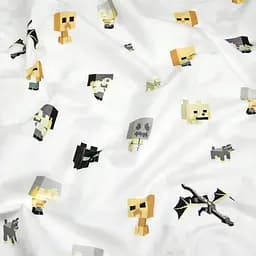 Комплект постільної білизни Cosas Minecraft world CS5 Підлітковий бежевий (MinecraftWorld_El90-53Graphite_155) - мініатюра 11