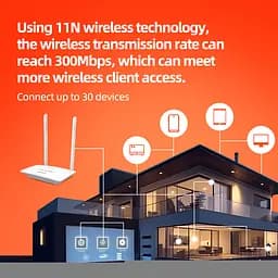 Бездротовий Wi-Fi роутер PIX-LINK LV-WR07M стаціонарний мережевий маршрутизатор White (19183) - мініатюра 7