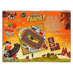 Гра настільна БОЛ "Супер Ранчер" Укр Danko Toys 30х5х40 см det0005980 - мініатюра 2