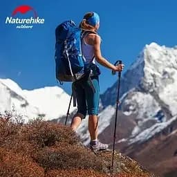 Трекінгова палиця телескопічна Naturehike ST10 130см - блакитна (NH19S010-T) - мініатюра 8