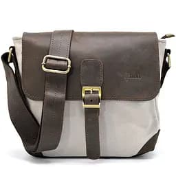 Кожаная мужская сумка через плечо TARWA 25х26х8.5 см sum0025850